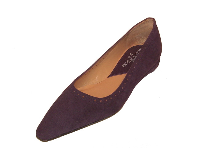 Anne Purple Suede